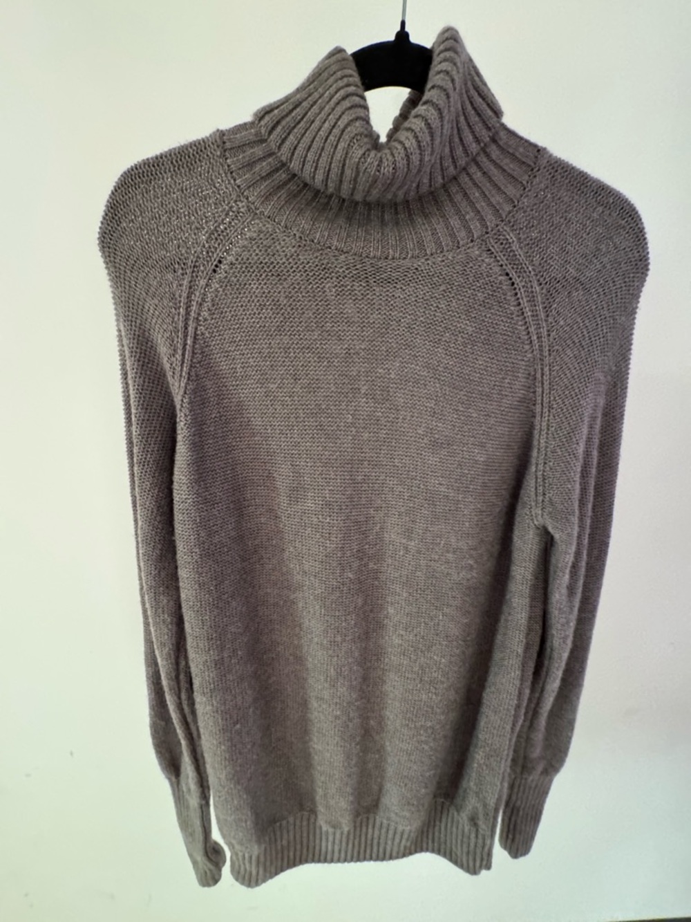 Icebreaker 100% Wool Turtleneck Sweater Womens Chunky Knit Cozy